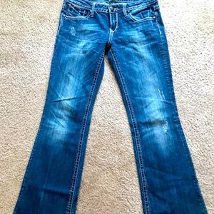 Express Rerock bootcut jeans size 6R 6 regular